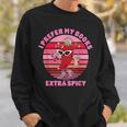 I Prefer My Books Extra Spicy Book Lovers Sweatshirt Gifts for Him