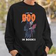 I Put The Boo In Books Halloween Librarian Sweatshirt Gifts for Him
