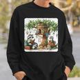 Raccoon Family Reading Around Treetop Home Books Adventure Sweatshirt Gifts for Him Raccoon Family Reading Around Treetop Home Books Adventure Sweatshirt Gifts for Him