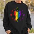 Rainbow Book With Stars And Moon Phases Gay Pride LGBT Sweatshirt Gifts for Him Rainbow Book With Stars And Moon Phases Gay Pride LGBT Sweatshirt Gifts for Him