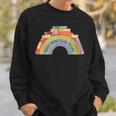 Rainbow Books Teacher Books Bring Color To Life Tee Sweatshirt Gifts for Him