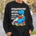 Rawrsome Bookworm Dinosaur T-Rex Book Reading Boys Sweatshirt Gifts for Him Rawrsome Bookworm Dinosaur T-Rex Book Reading Boys Sweatshirt Gifts for Him