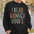I Read Banned Books Challenged Books Sweatshirt Gifts for Him