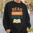 Read Banned Books Freedom To Read Sweatshirt Gifts for Him