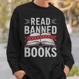 Read Banned Books Literary Rebel Style Sweatshirt Gifts for Him