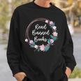 Read Banned Books Banned Books Week Books & Flowers Sweatshirt Gifts for Him Read Banned Books Banned Books Week Books & Flowers Sweatshirt Gifts for Him