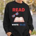 Read Blue Patriotic Book Lover Girls Independence Sweatshirt Gifts for Him