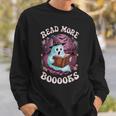 Read More Books Boo Ghost Halloween Reading Books Teacher Sweatshirt Gifts for Him Read More Books Boo Ghost Halloween Reading Books Teacher Sweatshirt Gifts for Him