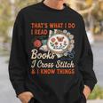 Read Books I Cross Stitch Sewing Stitcher Quilt Cross Stitch Sweatshirt Gifts for Him Read Books I Cross Stitch Sewing Stitcher Quilt Cross Stitch Sweatshirt Gifts for Him