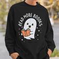 Read More Books Cute Ghost Halloween Teacher Sweatshirt Gifts for Him Read More Books Cute Ghost Halloween Teacher Sweatshirt Gifts for Him