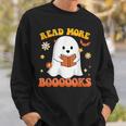 Read More Books With Ghost For Halloween Teacher Costume Sweatshirt Gifts for Him Read More Books With Ghost For Halloween Teacher Costume Sweatshirt Gifts for Him