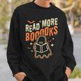 Read More Books Halloween Cute Ghost Boo Librarian Teacher For Men Women Kids Sweatshirt Gifts for Him