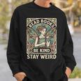 Read Books Be Kind Stay Weird Tarot Fairy Coffee Reading FAE Sweatshirt Gifts for Him Read Books Be Kind Stay Weird Tarot Fairy Coffee Reading FAE Sweatshirt Gifts for Him