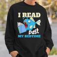 I Read Past My Bed Time Book Reading Anglerfish Librarian Sweatshirt Gifts for Him I Read Past My Bed Time Book Reading Anglerfish Librarian Sweatshirt Gifts for Him