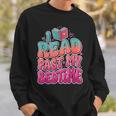 I Read Past My Bedtime Book Lover Bookworm Sweatshirt Gifts for Him