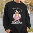 Read Past Bedtime Books Reader Book Reading Bookworm Author Sweatshirt Gifts for Him