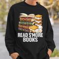 Read S'More Books Camping Themed Literacy Night Sweatshirt Gifts for Him