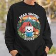 Read Smore Books Cute Marshmallow Camp Reading Library Kids Sweatshirt Gifts for Him