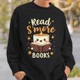 Read S'More Books Reading Campfire Camping Sweatshirt Gifts for Him