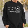 I Read Until I Verse Booknerd Book Reading Rat Bookworm Sweatshirt Gifts for Him