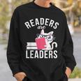 Readers Are Leaders Book Reading Sweatshirt Gifts for Him Readers Are Leaders Book Reading Sweatshirt Gifts for Him