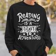 Reading Adventure Bookworm Book Sweatshirt Gifts for Him