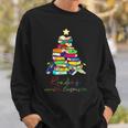 Reading Around The Christmas Tree Books Family Readers Xmas Sweatshirt Gifts for Him
