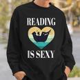 Reading Books In Bathtub Bathing Sexy Bookworm Reading Rats Sweatshirt Gifts for Him