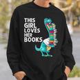 Reading Books For Girl Kids Bookworm Story Reader Sweatshirt Gifts for Him