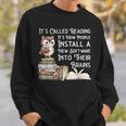 Reading Books Stimulates The Imagination Software For Brains Sweatshirt Gifts for Him Reading Books Stimulates The Imagination Software For Brains Sweatshirt Gifts for Him
