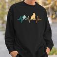 Reading Cat Heartbeat Book & Cat Lover Sweatshirt Gifts for Him Reading Cat Heartbeat Book & Cat Lover Sweatshirt Gifts for Him