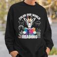 Reading Colors Our World Color Our World 2026 Reading Book Sweatshirt Gifts for Him
