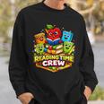 Reading Crew Teacher Literacy Classroom Book Sweatshirt Gifts for Him