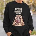 Reading Is My Favorite Sport Book Lover Men Women Sweatshirt Gifts for Him