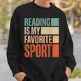 Reading Is My Favorite Sport Reader Book Worm Sweatshirt Gifts for Him Reading Is My Favorite Sport Reader Book Worm Sweatshirt Gifts for Him