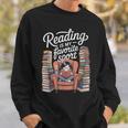 Reading Is My Favorite Sport Retro Book Lover Girl Library Sweatshirt Gifts for Him
