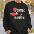 Reading Is Flamazing Reading Lover Book Nerd Bookworm Sweatshirt Gifts for Him Reading Is Flamazing Reading Lover Book Nerd Bookworm Sweatshirt Gifts for Him