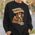 Reading Fox My Weekend Is Fully Booked Book Lover Sweatshirt Gifts for Him
