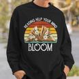 Reading Helps Your Mind Bloom Book Reading Book Lover Sweatshirt Gifts for Him