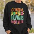 Reading Involves Books Pajamas Count Me Book Lover Bookworm Sweatshirt Gifts for Him