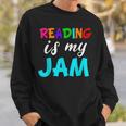 Reading Is My Jame Bookworm Books Teacher Bibliophile For Men Women Kids Sweatshirt Gifts for Him