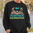 Reading Powers Imagination Book Nerd Reading Sweatshirt Gifts for Him Reading Powers Imagination Book Nerd Reading Sweatshirt Gifts for Him