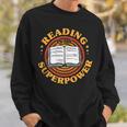 Reading Is My Superpower Book Nerd Bookworm Sweatshirt Gifts for Him Reading Is My Superpower Book Nerd Bookworm Sweatshirt Gifts for Him