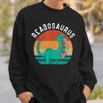 Readosaurus Reading Book Dino Fossils Dinsosaur Sweatshirt Gifts for Him