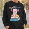 Reads Alotl Shirt Kids Readsolotl Read Axolotl Shirt Books Sweatshirt Gifts for Him
