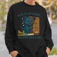 Reality Optional Reading Required Gamer Panther Book Sweatshirt Gifts for Him