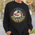 Retro American Flag I Read Banned Books Women Men Sweatshirt Gifts for Him