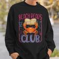 Retro Beach Reads Club Crab Summer Vacation Book Girl Hawaii Sweatshirt Gifts for Him Retro Beach Reads Club Crab Summer Vacation Book Girl Hawaii Sweatshirt Gifts for Him