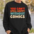 Retro Graphic Novels Superheroes Art Vintage Comic Books Sweatshirt Gifts for Him
