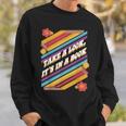 Retro Style Take a Look It's In a Book Sweatshirt Gifts for Him Retro Style Take a Look It's In a Book Sweatshirt Gifts for Him